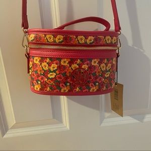 Steve Madden floral train case purse